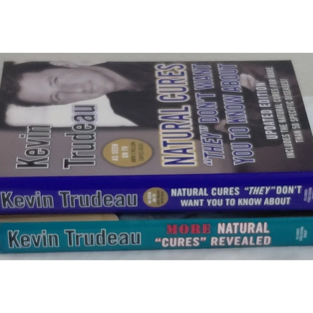 Kevin Trudeau Natural Cures Book Lot 2 More Natural Cures Revealed Health HC